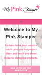 Mobile Screenshot of mypinkstamper.com